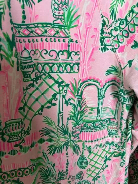 Lilly Pulitzer Skipper Popover in Mandevilla Baby Always Worth It - Picture 7 of 8